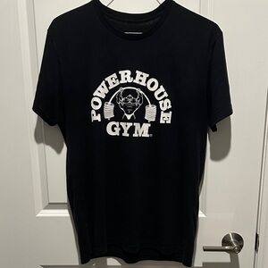 Powerhouse Gym Black Logo Tee
